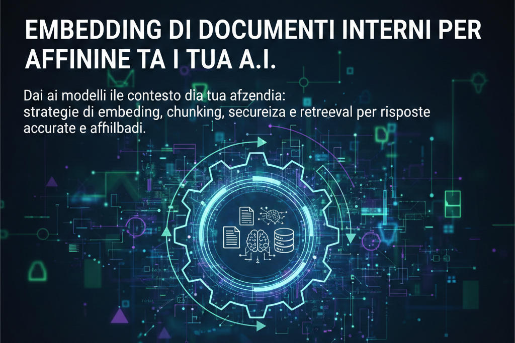 Embedding di documenti interni per affinare la tua A.I.