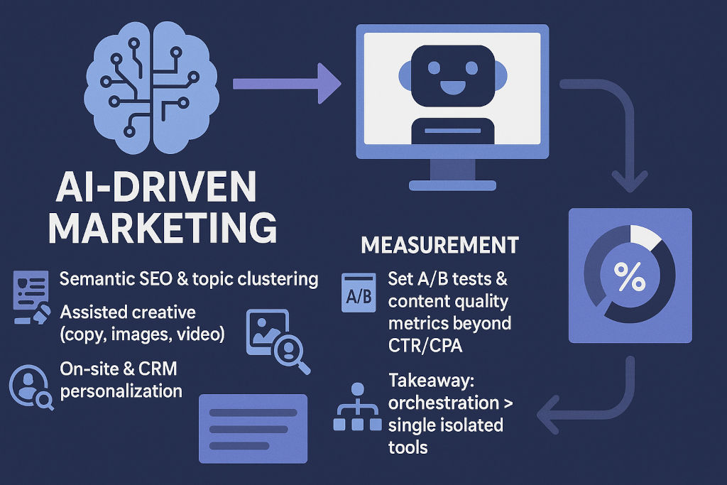 A.I. per il marketing online: dal contenuto alla conversione